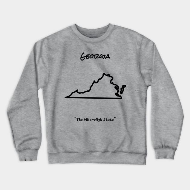 Truly Georgia Crewneck Sweatshirt by LP Designs